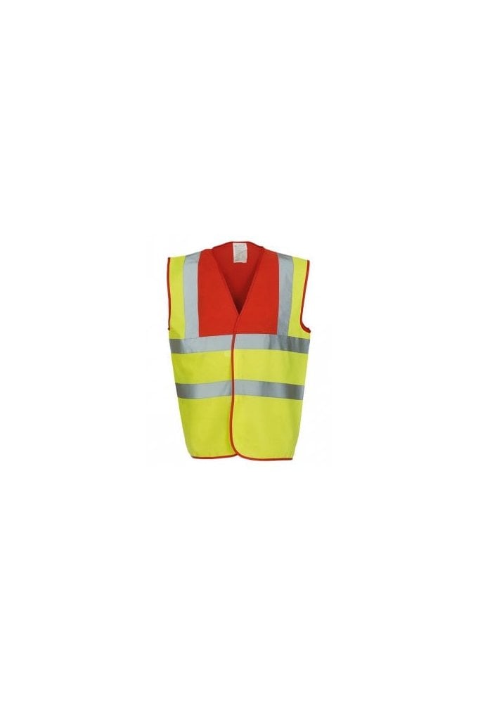YK001 Hi Vis Two Tone Vests (Small To 3XL) 7 COLOURS