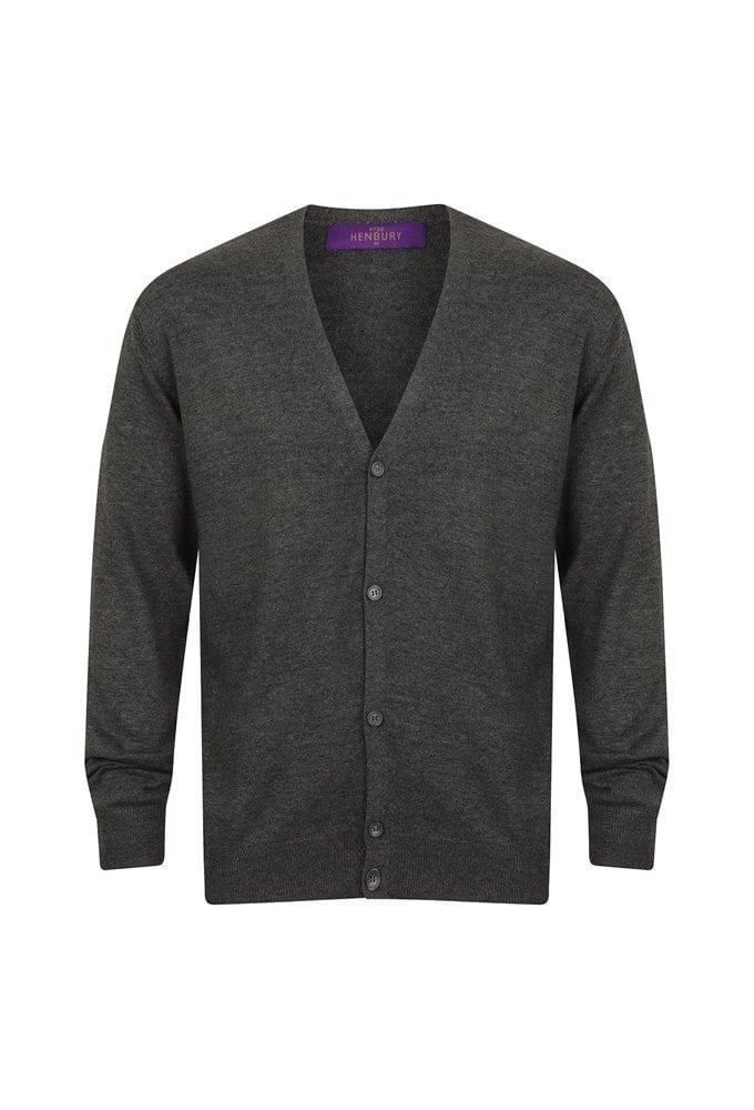 HB722 V-Button Cardigan (XSmall to 4XLarge)