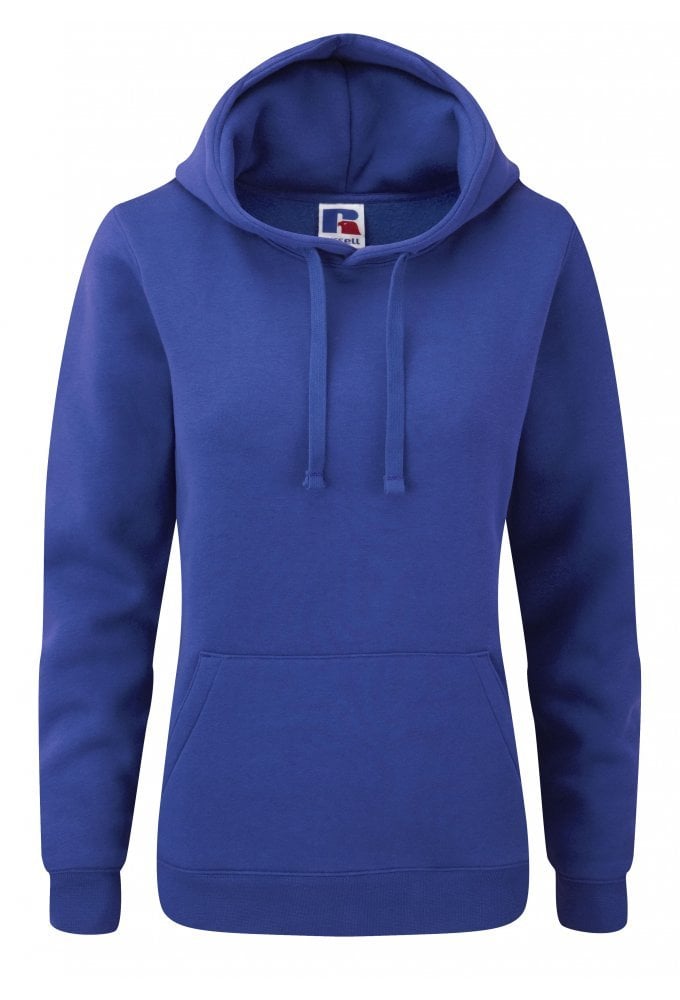 J265F Ladies Fit Medium Weight Hooded Sweatshirt (Xsmall to XLarge) 9 COLOURS