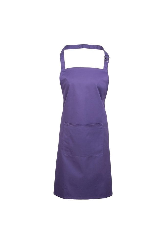 PR154 Bib Apron With Pockets (One Size) 21 Colours