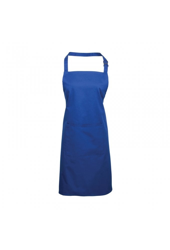PR154 Bib Apron With Pockets (One Size) 21 Colours