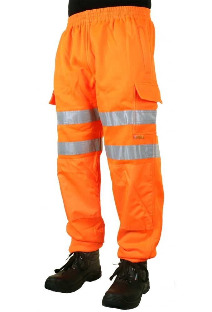 BSJ Hiviz Sweat Jog Bottoms (Small To 4XL)
