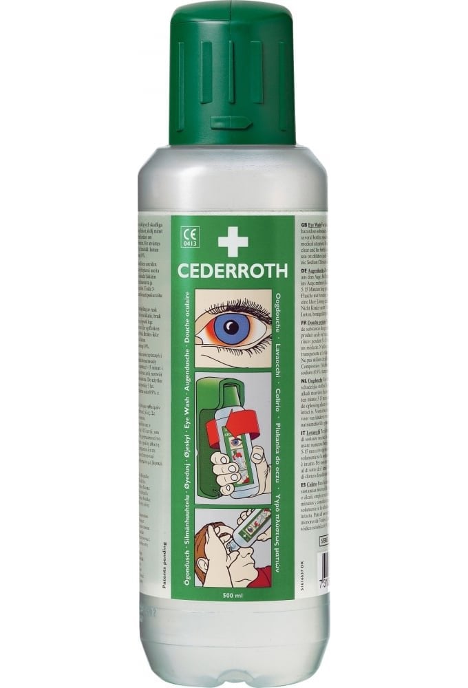 CM0727 Click Medical Cederroth 500ml Eyewas Bottle