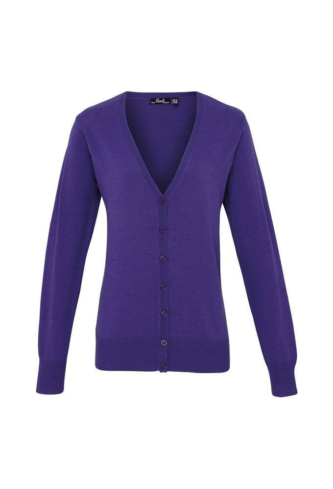 PR697 Women's button-through knitted cardigan (XSmall to 4XLarge) 8 COLOURS