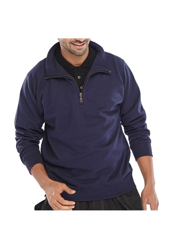 CLQZS Click Workwear 1/4 Zip SweatShirt (Xsmall to 6Xlarge) 2 COLOURS