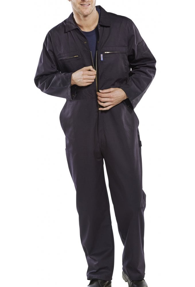 PCBSHW Beeswift Poly Cotton BoilerSuit With Kneepad Pockets (36 to 54 Chest) 5 COLOURS