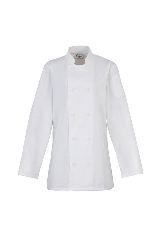 PR671 - Women's long sleeve chef's jacket