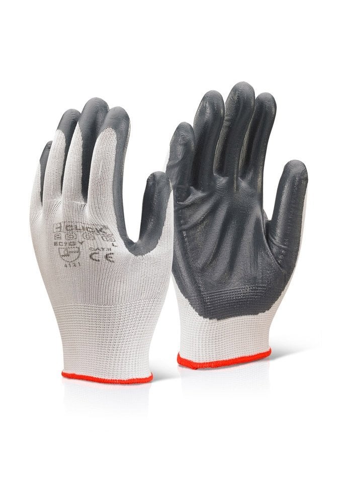 EC7 Beeswft Nitrile Coated Glove Size 7 to 10 (Sold in Packs of 10)