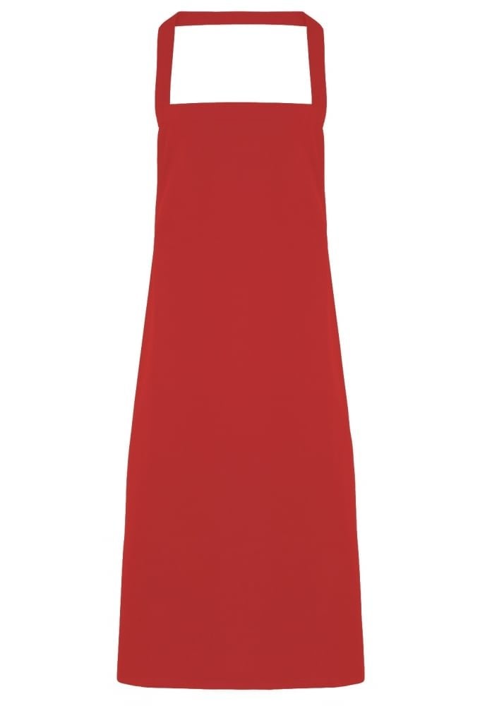 PR102 100% Cotton Organic Apron (No Pockets) ONE SIZE 11 Colours