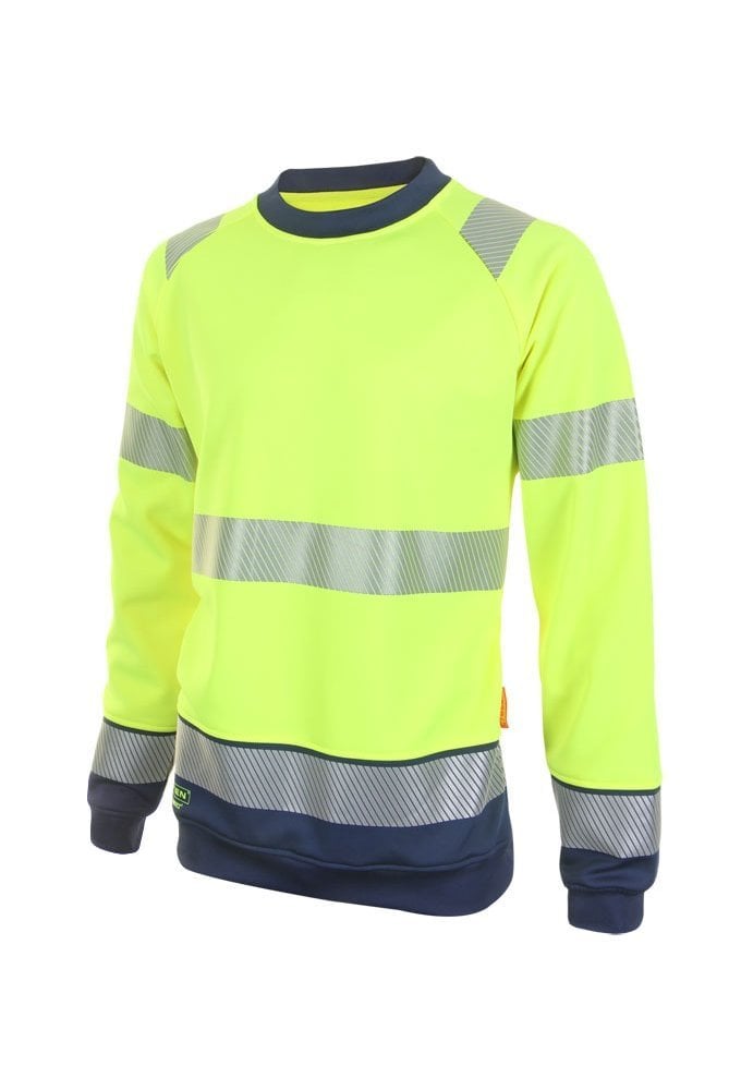 HVTT020 Hi Vis Two Tone Sweatshirt (Small to 4XLarge) 2 COLOURS