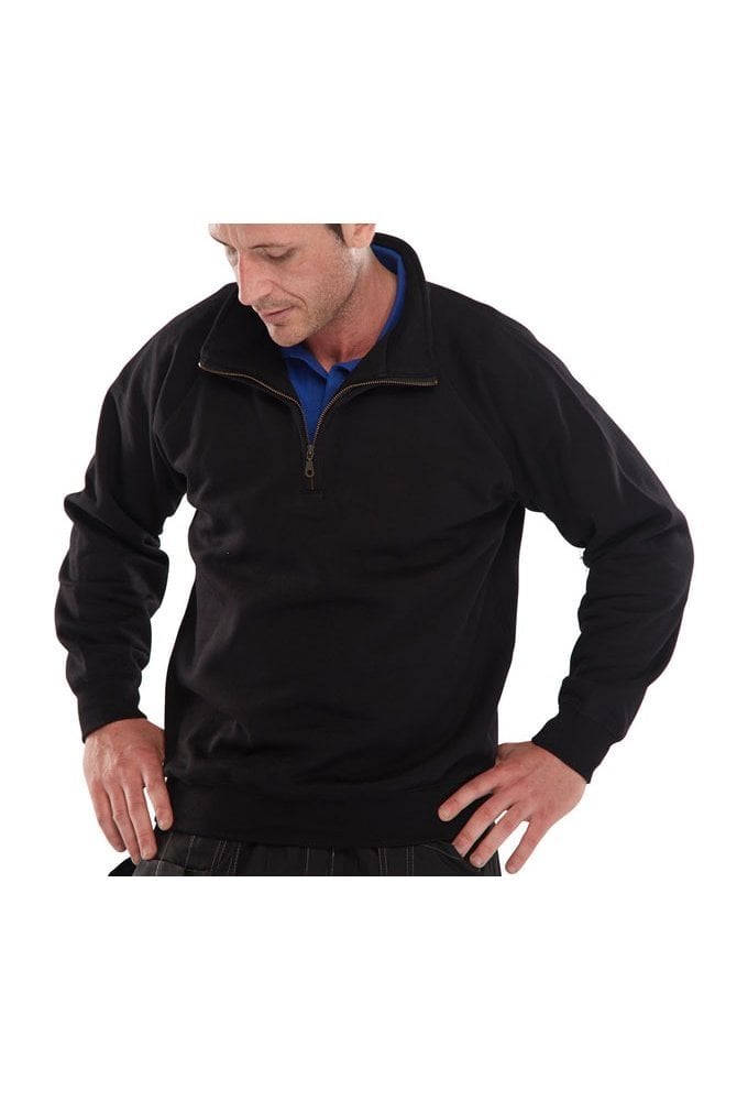 CLQZS Click Workwear 1/4 Zip SweatShirt (Xsmall to 6Xlarge) 2 COLOURS