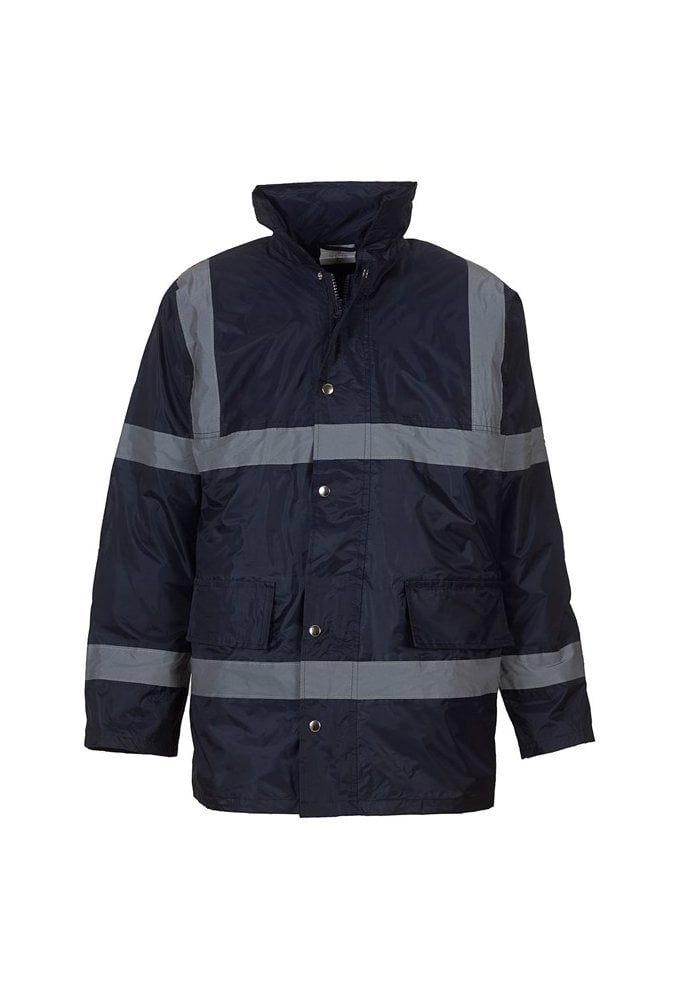 YK046 Hi-Vis Waterproof Security Jacket (Small To 3XL) 2 COLOURS