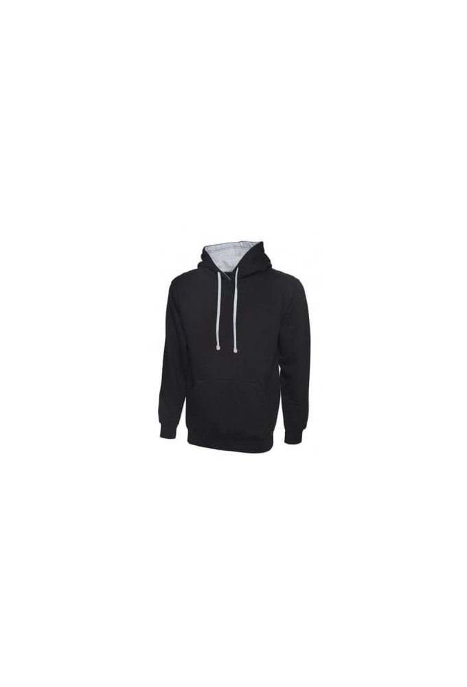 UC507 Uneek Contrast Hooded SweatShirt (Xsmall to 4Xlarge) 12 Colours