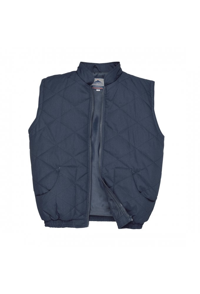 S412 Portwest Glasgow BodyWarmer (Small to 3Xlarge) NAVY ONLY