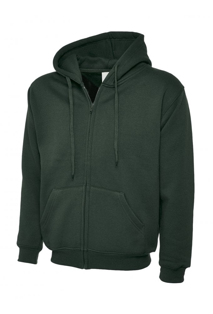 Uneek UC504 Classic Full Zip Hooded SweatShirt 50/50 pollycotton (Xsmall to 3Xlarge) 12 COLOURS