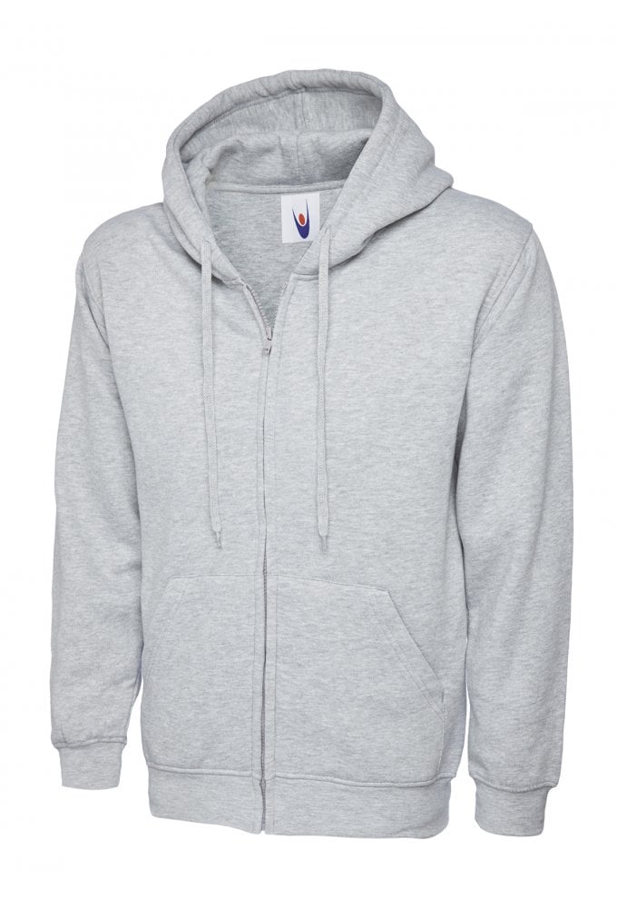 Uneek UC504 Classic Full Zip Hooded SweatShirt 50/50 pollycotton (Xsmall to 3Xlarge) 12 COLOURS