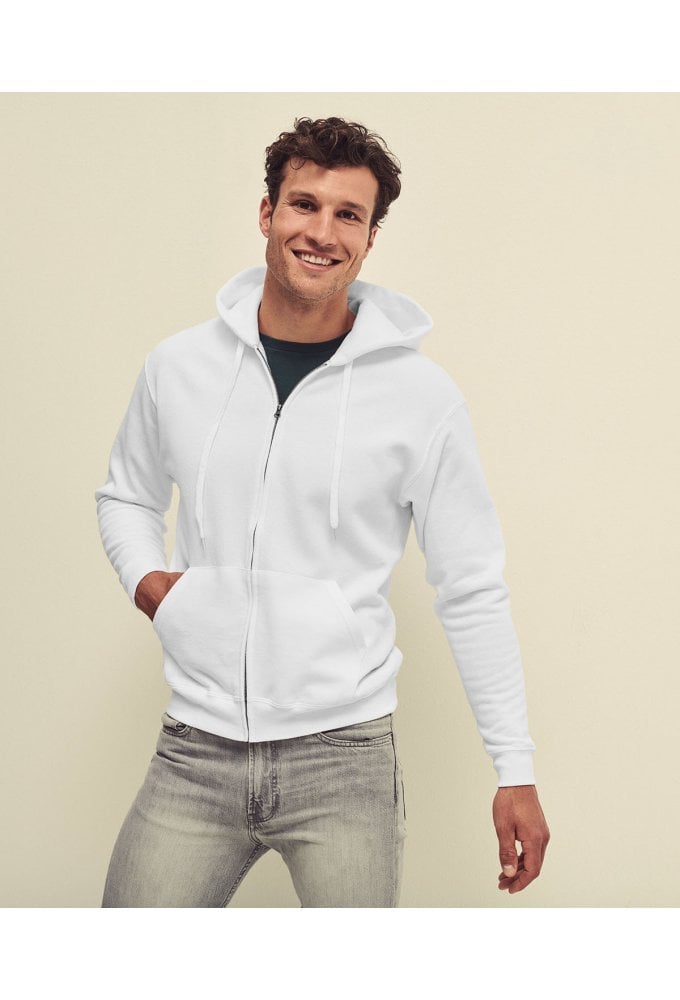 SS222 Classic 80/20 Zipped Hooded Sweatshirt Jacket (Small to 2XLarge) 10 COLOURS