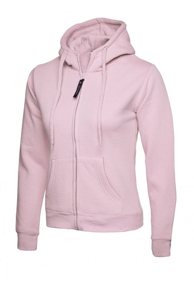 UC505 Ladies Classic Full Zip Hooded SweatShirt (XSmall to 3Xlarge) 11 COLOURS