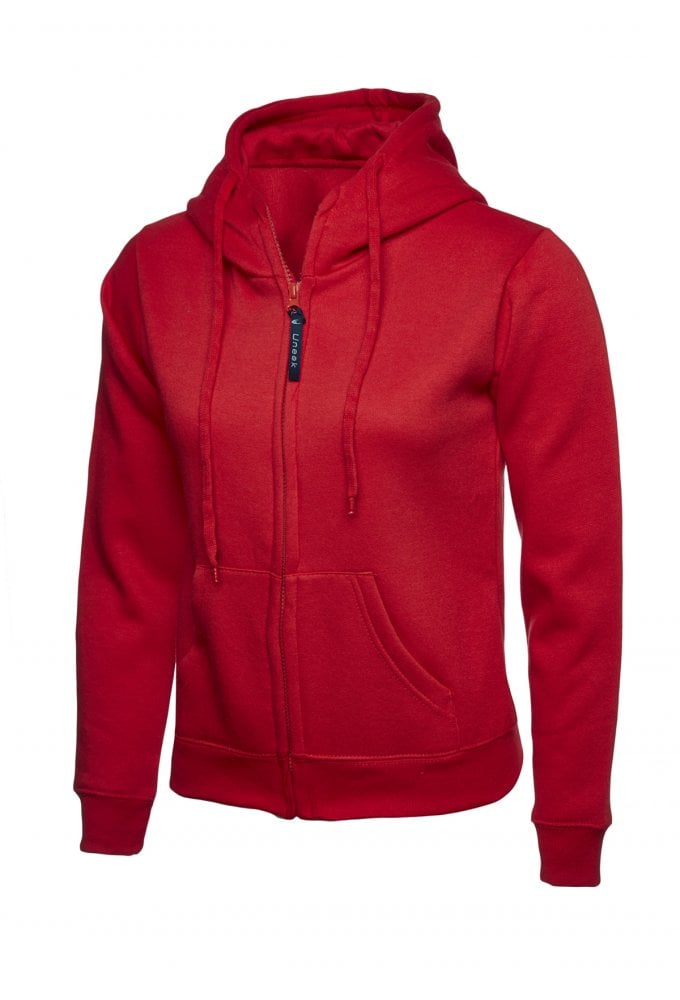 UC505 Ladies Classic Full Zip Hooded SweatShirt (XSmall to 3Xlarge) 11 COLOURS