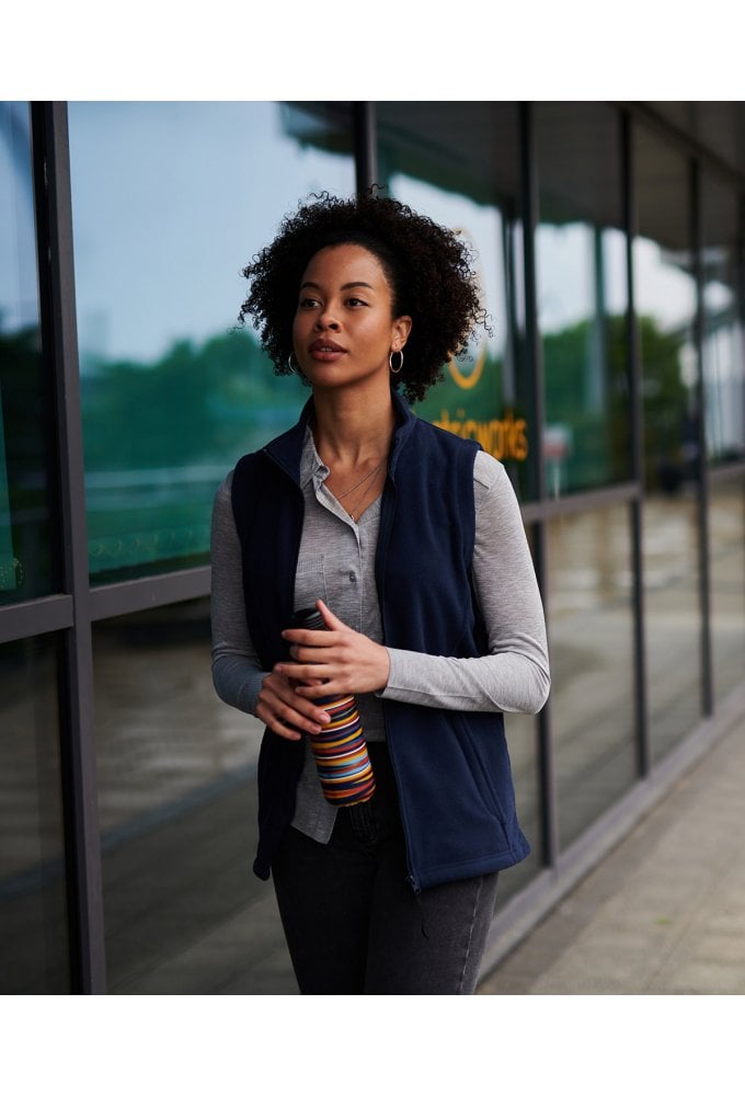 RG186 Womens Microfleece Bodywarmer (XSmall to 3XL) 3 COLOURS