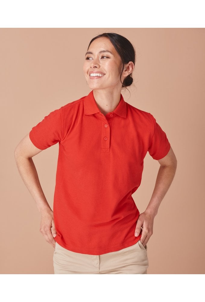 HB401 Ladies Fit Polo Shirt 65/35 (XSmall to 3XL) 13 COLOURS