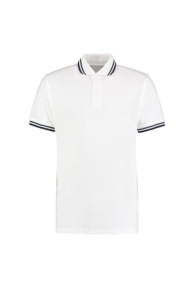 KK409 Kustom Kit Tipped collar polo (Small to 3XLarge) 11 COLOURS
