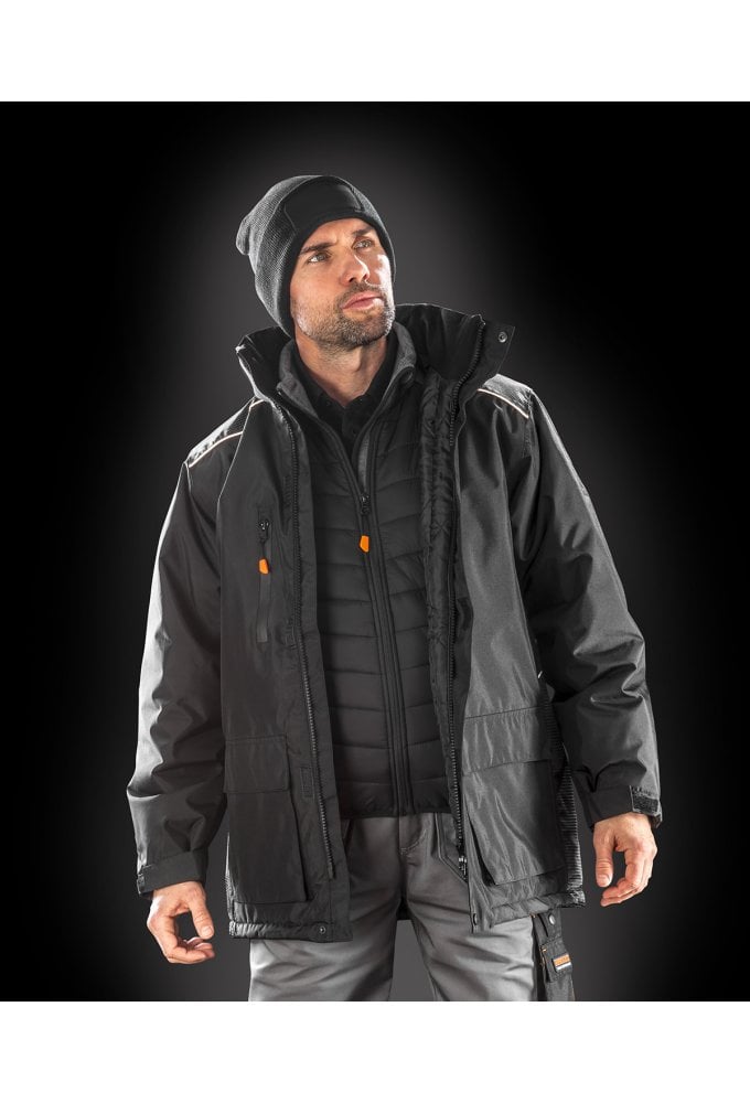 R305X Waterproof Windproof Long Coat (Small to 4XLarge) SINGLE COLOUR