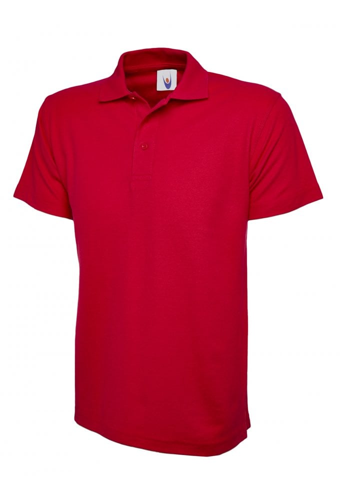 UC101 Uneek Classic Pique Polo Shirt 50/50 polycotton (XSmall To 6XL) 17 COLOURS
