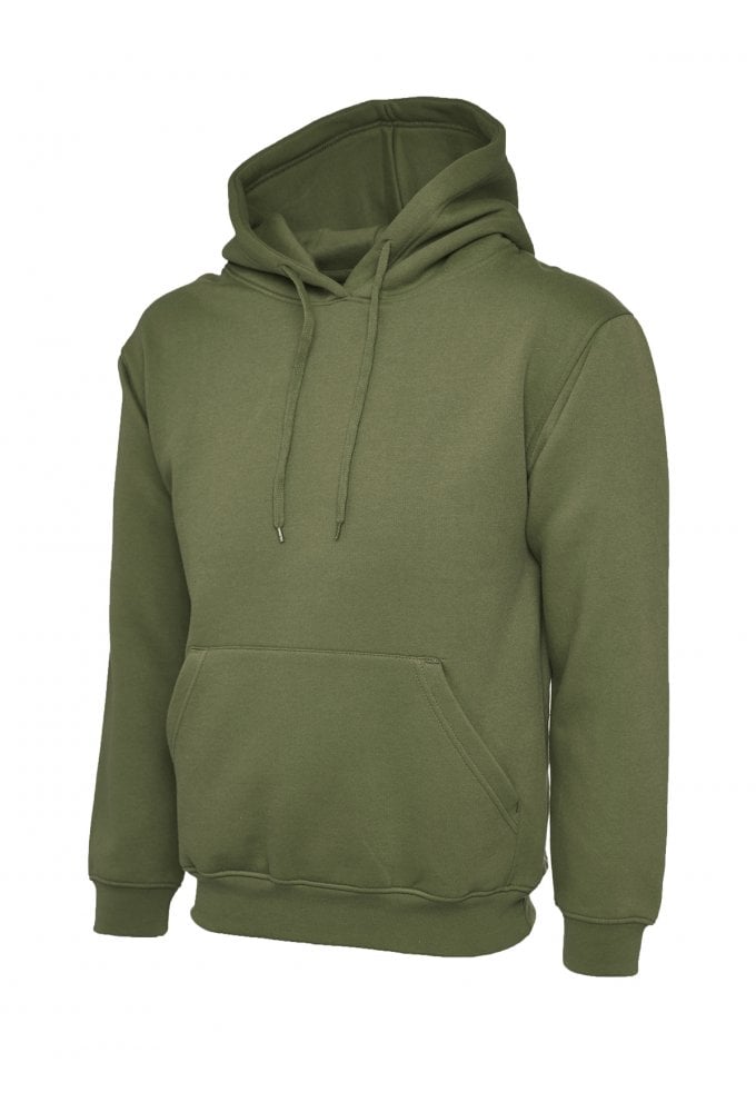 UC502 Classic Hooded SweatShirt 50/50 Polycotton (Xsmall to 4Xlarge) 22 Colours