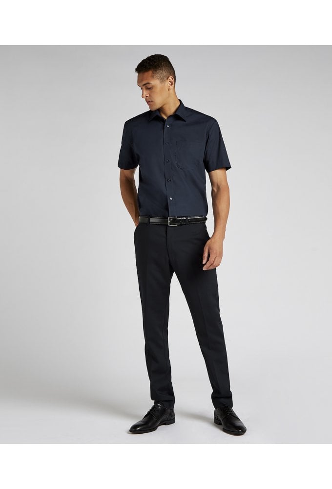 KK102 Short Sleeved Business Shirt (Collar Size 14.5 To 19.0) 4 COLOURS