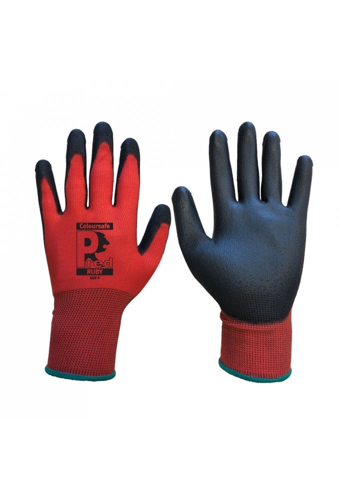 PUPL Predator Ruby PU Glove (Size 7 to 11) Pack Size 120 Pairs
