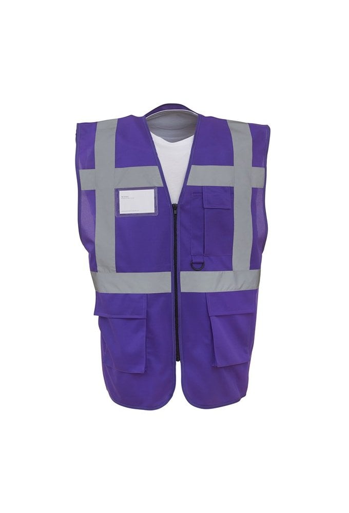 YK002 Executive Hivis Waistcoat (Small to 3XLarge) 25 COLOURS