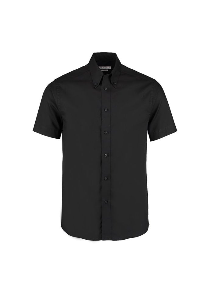 KK187 Premium Short Sleeved Oxford Shirt TaIlored Fit (Collar size 14.5 To 19.5) 3 COLOURS