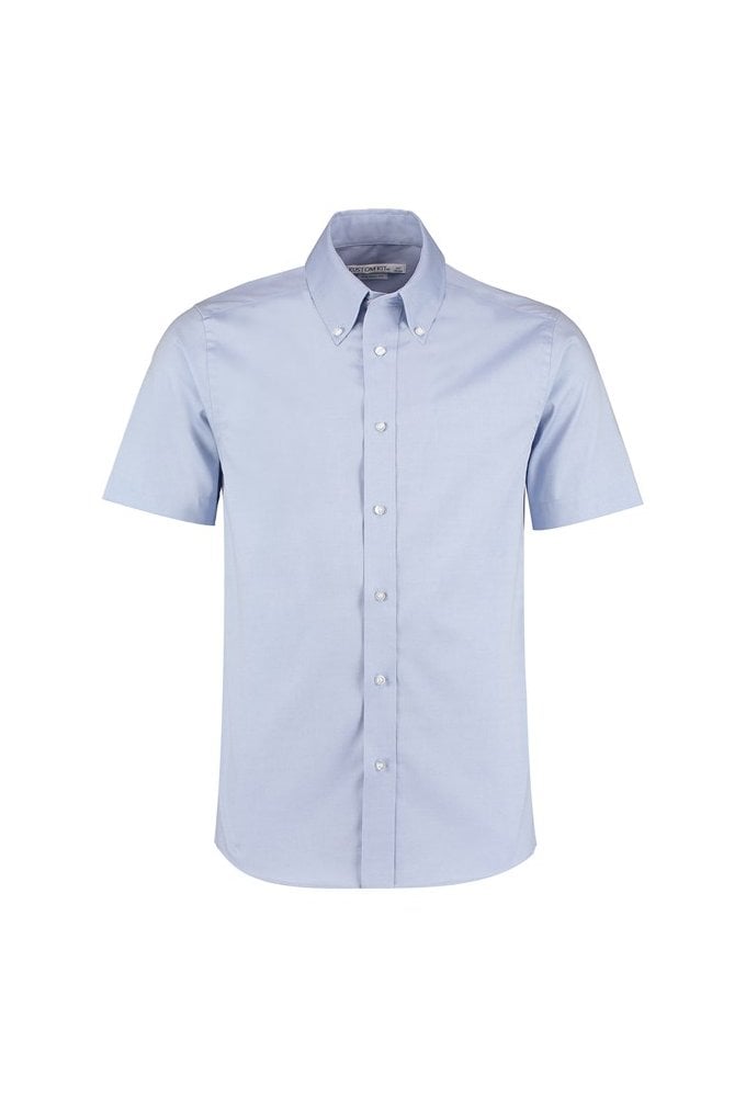 KK187 Premium Short Sleeved Oxford Shirt TaIlored Fit (Collar size 14.5 To 19.5) 3 COLOURS