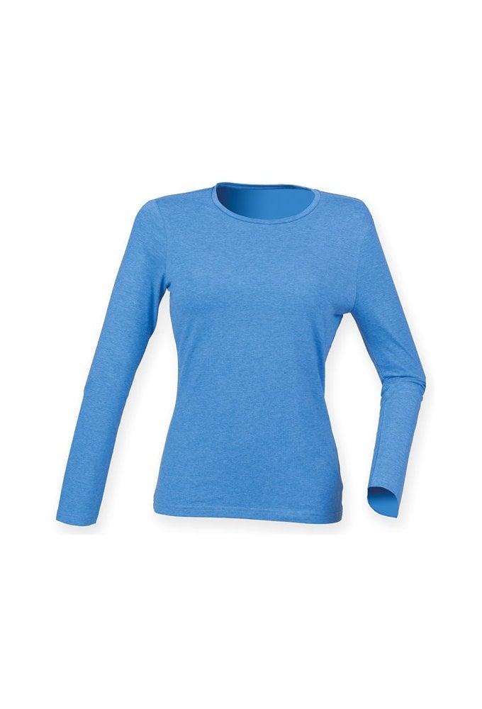 SK124 - Women's feel good long sleeved stretch t-shirt