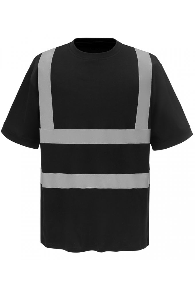YK025 Hi-Vis Short Sleeved T-Shirt (Small To 6XL) 4 COLOURS RIS 3279 TOM In Orange