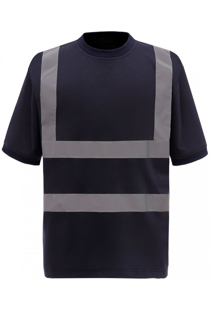 YK025 Hi-Vis Short Sleeved T-Shirt (Small To 6XL) 4 COLOURS RIS 3279 TOM In Orange