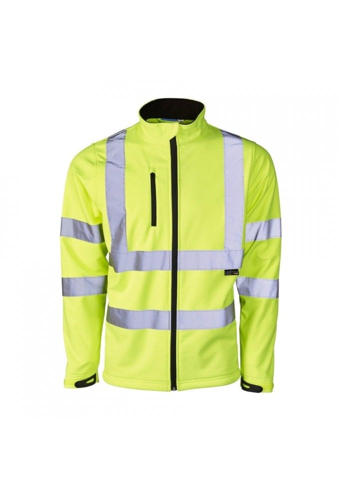 36S41 Supertouch Hi Vis Softshell Jacket (Small to 4XLarge)