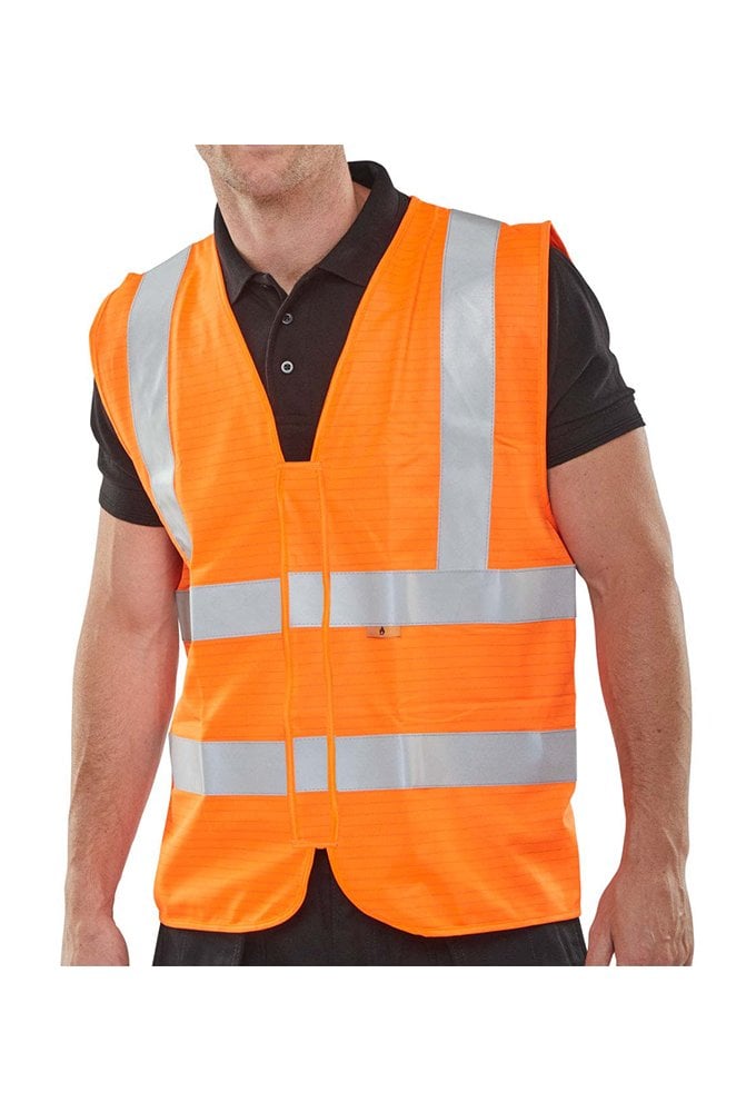CFRWC Flame Retardent Vests Hook And Loop (Medium To 4XL) 2 COLOURS