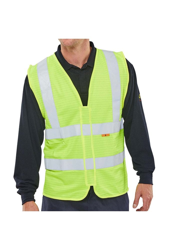 CFRWC Flame Retardent Vests Hook And Loop (Medium To 4XL) 2 COLOURS
