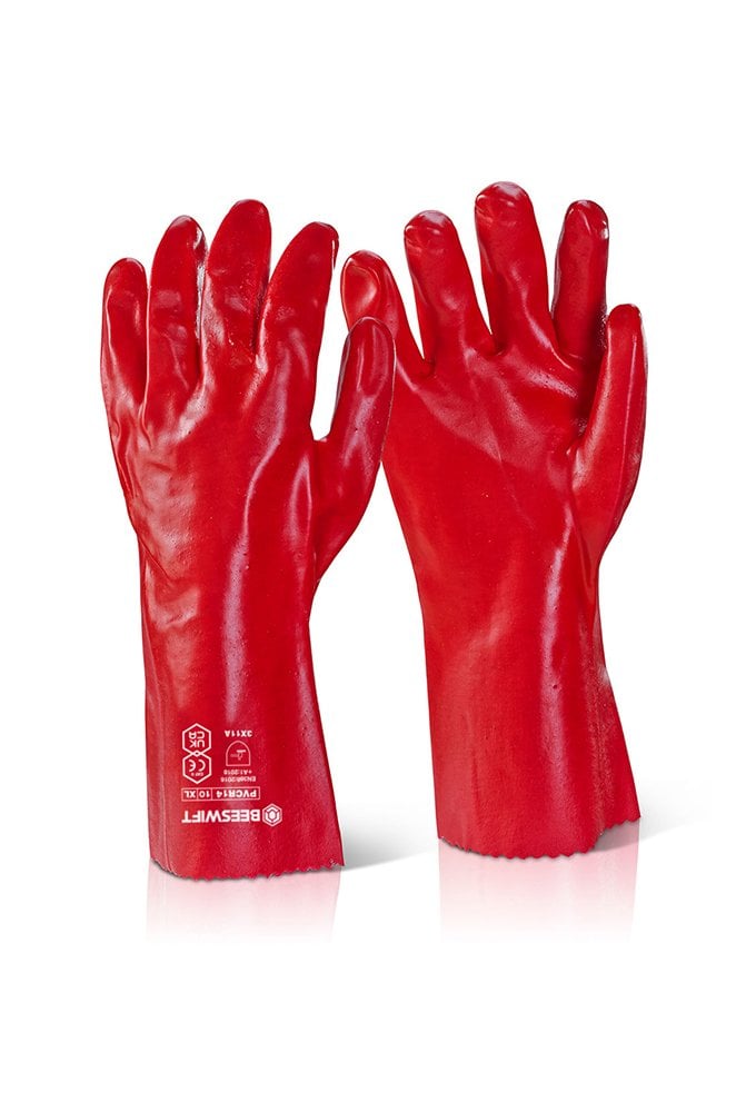 PVCNR14 Beeswift PVC Gauntlet 14 Inches 36 CM PACK SIZE 10 PAIRS