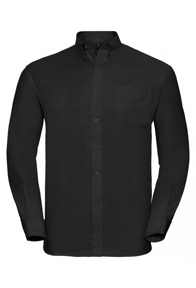 Russell J932M Long sleeve easycare Oxford shirt Size 14.5-21 (5 COLOURS)