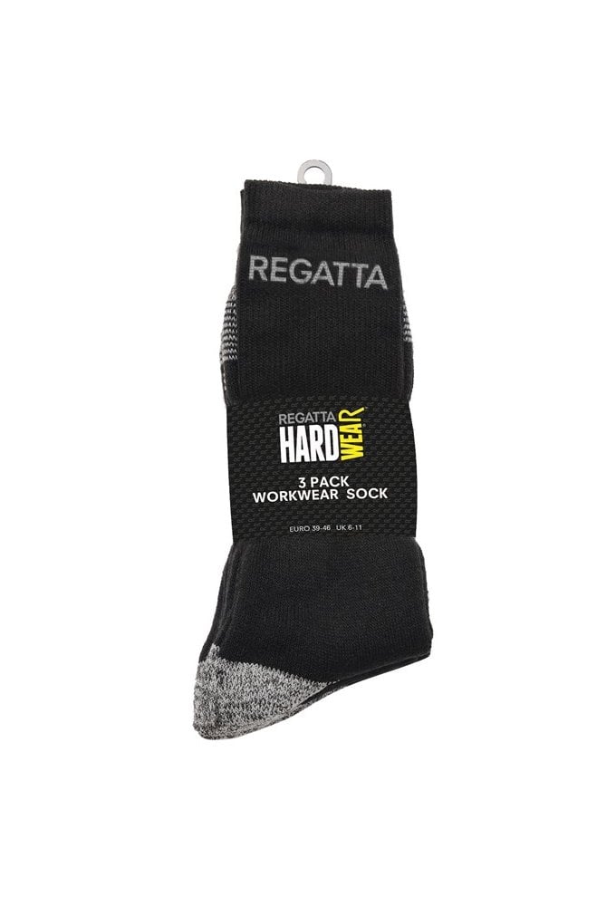 RG287 Regatta Professional Work Socks (Pack of 3 ) size 6 to 11
