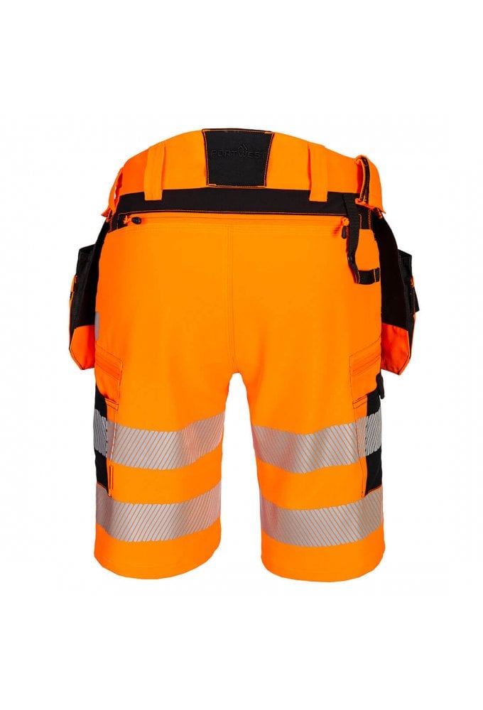 Portwest DX446 - DX4 Hi-Vis Holster Pocket Shorts Size 30-46 Waist (2 COLOURS)