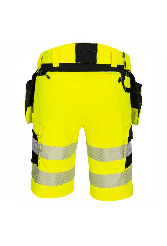 Portwest DX446 - DX4 Hi-Vis Holster Pocket Shorts Size 30-46 Waist (2 COLOURS)