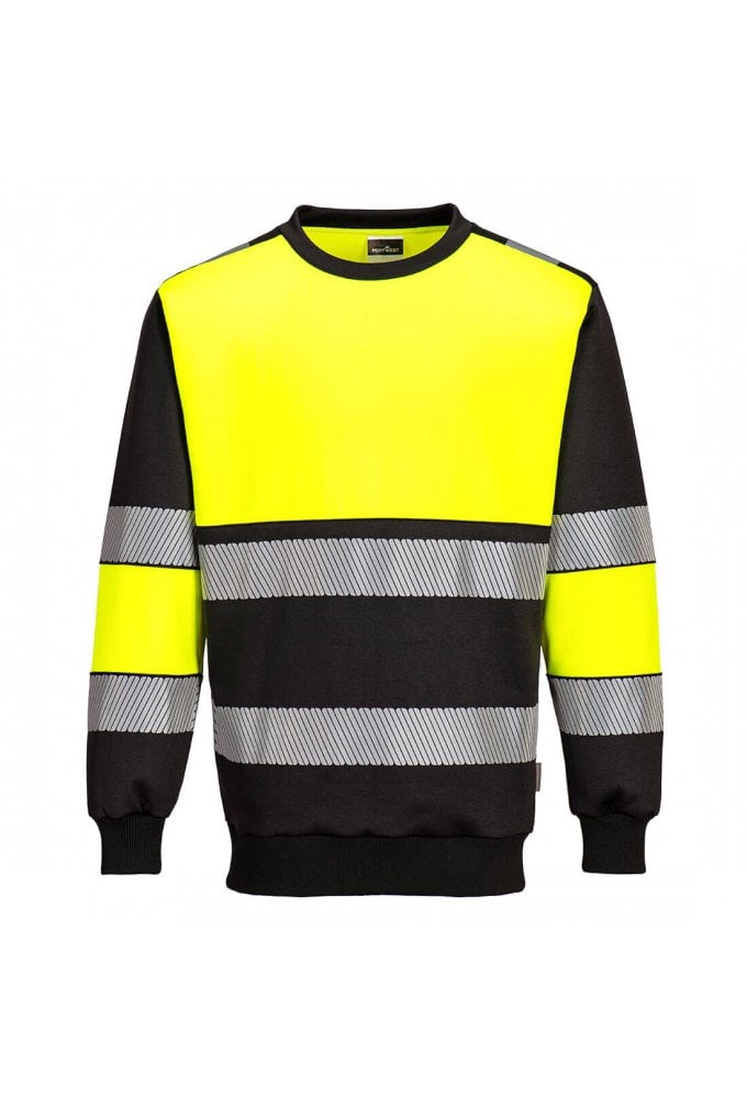 Portwest PW376 - PW3 Hi-Vis Class 1 Sweatshirt Size Small-5XL (2 COLOURS)