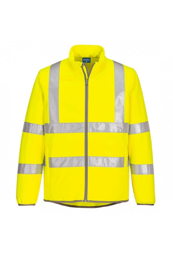 Portwest EC24 - Eco Hi-Vis Softshell (2Layer) Size Small-4XL (2 COLOURS)
