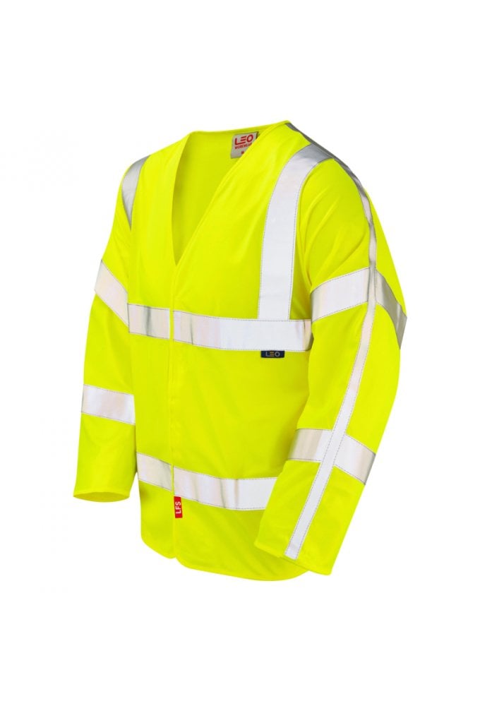 S11 Parkham Flame Retardent Hi Vis Long Sleeved Vests (Small To 6XL) 2 COLOURS