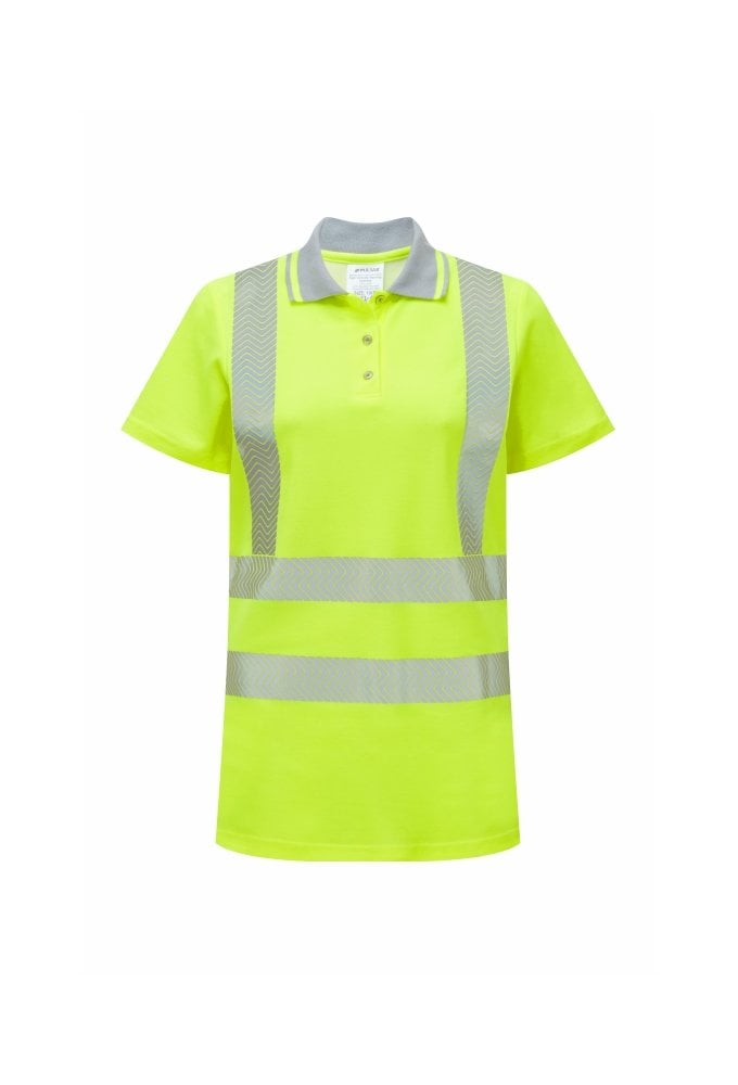 LFE950-YEL Pulsar LFE 950 PULSAR LIFE Ladies Polo Shirt Yellow Size 8-26