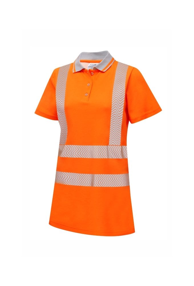 LFE951-ORG Pulsar lfe951 PULSAR® LIFE Ladies Polo Shirt Orange Size 8-26 RIS-3279